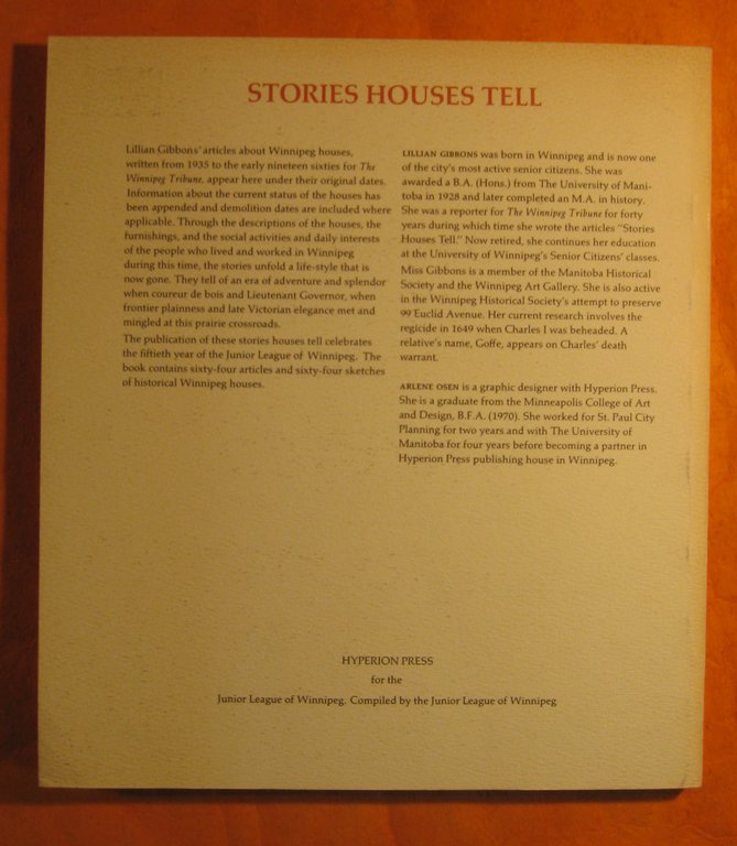 Stories houses Tell