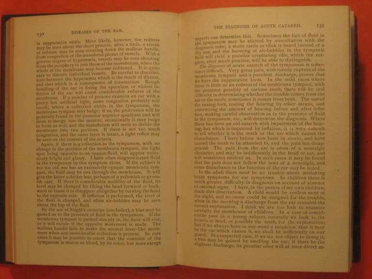 The Diagnosis and Treatment of Diseases of the Ear