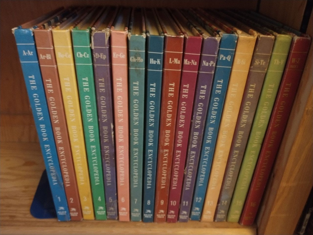 The Golden Book Encyclopedia - 16 Volume Set