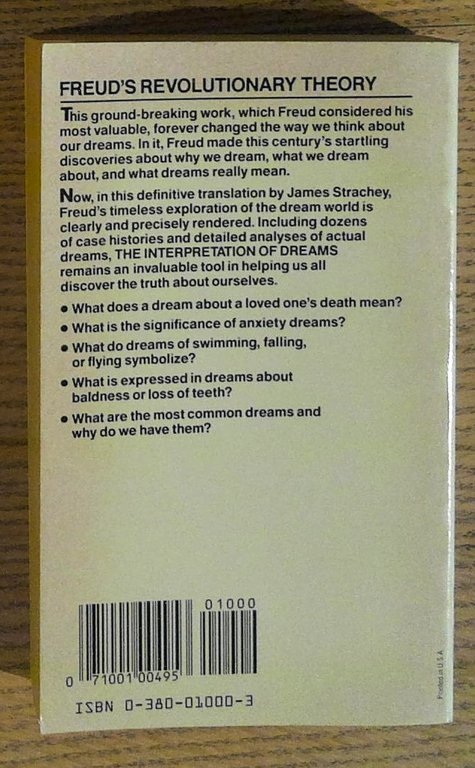 The Interpretation of Dreams