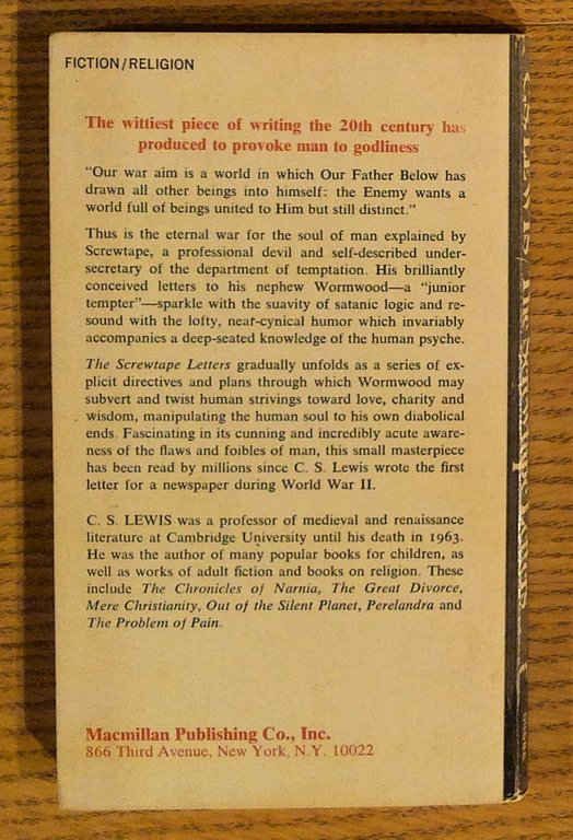 The Screwtape Letters