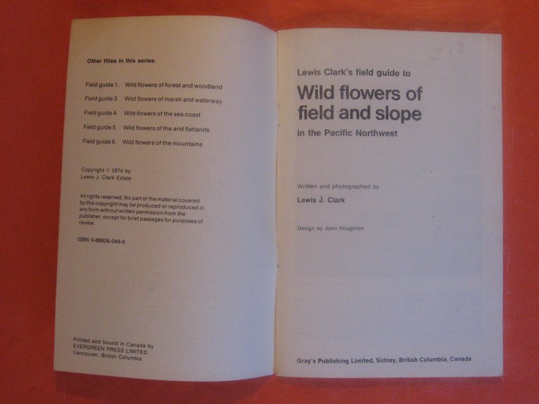 Three Northwest Flower Guidebooks