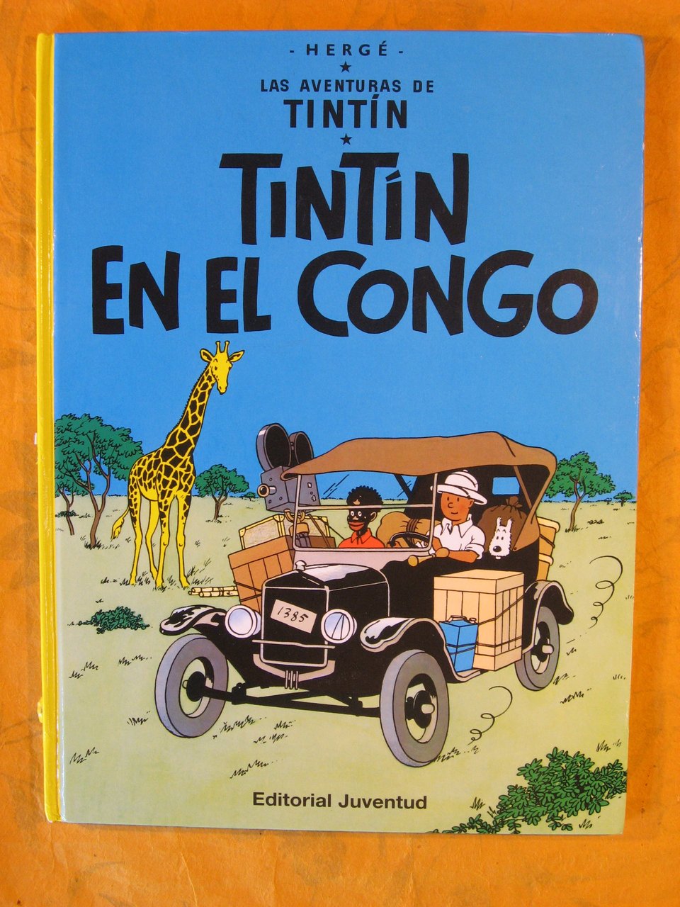 TINTÍN EN EL CONGO - cartone (LAS AVENTURAS DE TINTIN …