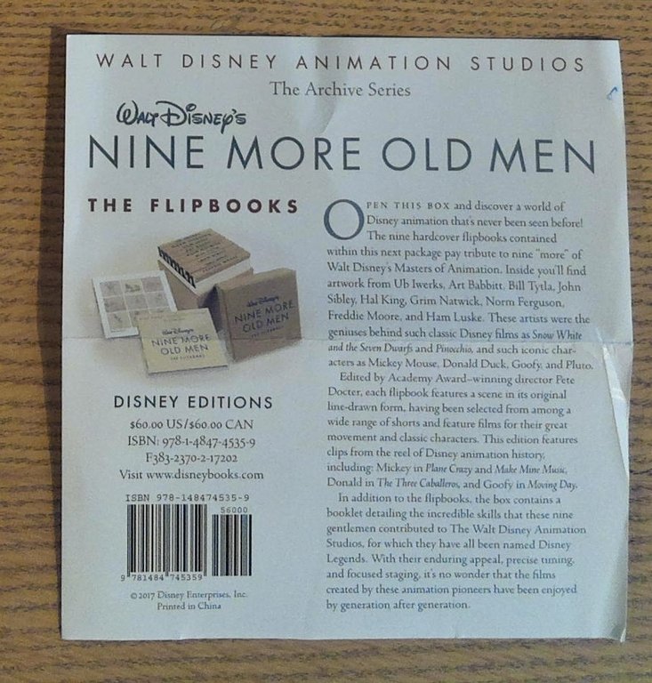 Walt Disney Animation Studios The Archive Series Walt Disney's Nine …