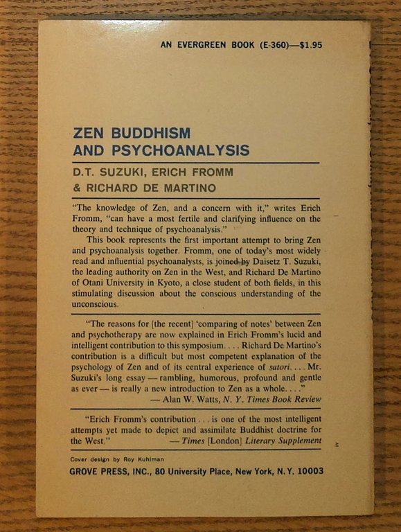 Zen Buddhism and Psychoanalysis