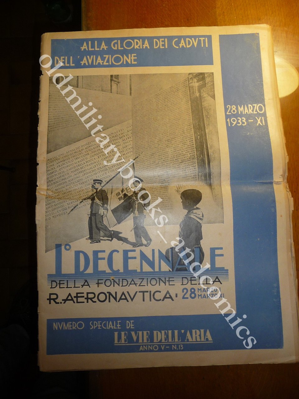 1° DECENNALE DELLA FONDAZIONE REGIA AERONAUTICA