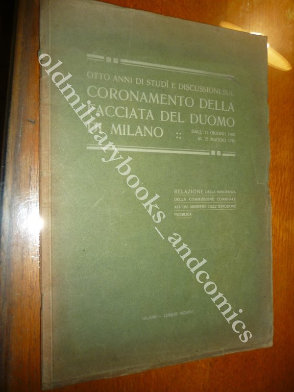 5 FASCICOLI PER IL RIFACIMENTO DELLA FACCIATA DEL DUOMO DI …