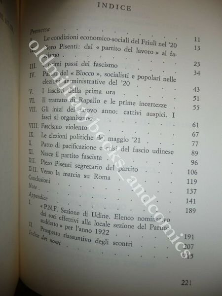 BORGHESIA E FASCISMO IN FRIULI NEGLI ANNI 1920-1922 ANNA MARIA …