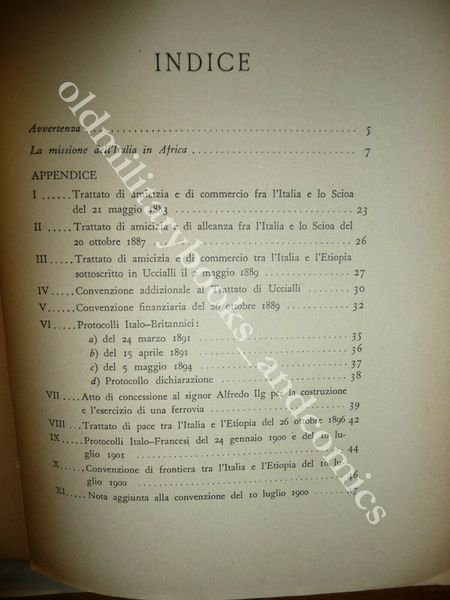 LA MISSIONE DELL'ITALIA IN AFRICA QUADERNI ISTITUTO NAZIONALE FASCISTA 1936