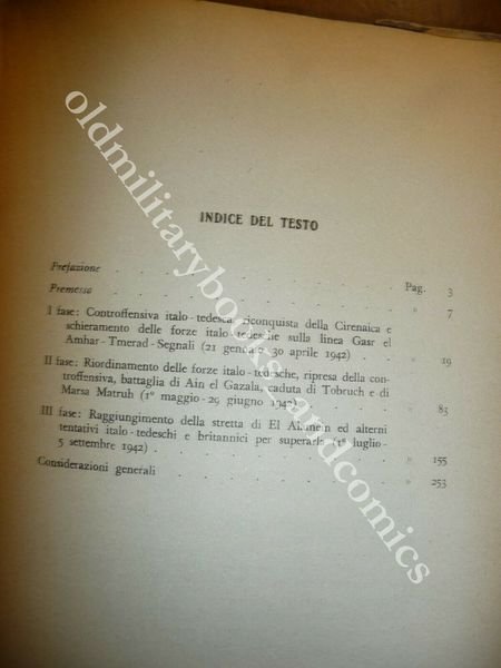 SECONDA CONTROFFENSIVA ITALO-TEDESCA IN AFRICA SET. (GEN.-SET. 1942) CON 26 …