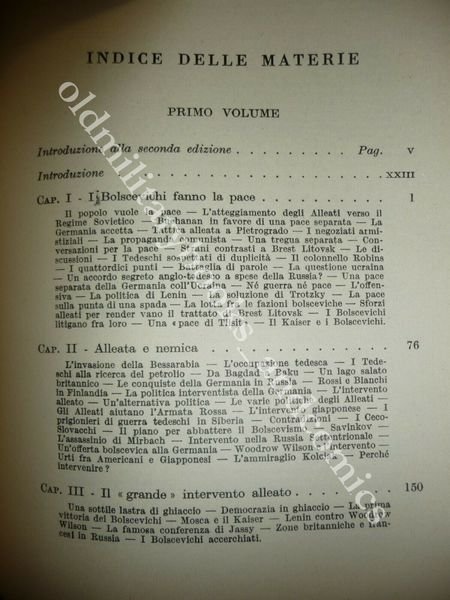 I SOVIETI NELLA POLITICA MONDIALE 1917-1929 LOUIS FISCHER I BIANCHI …