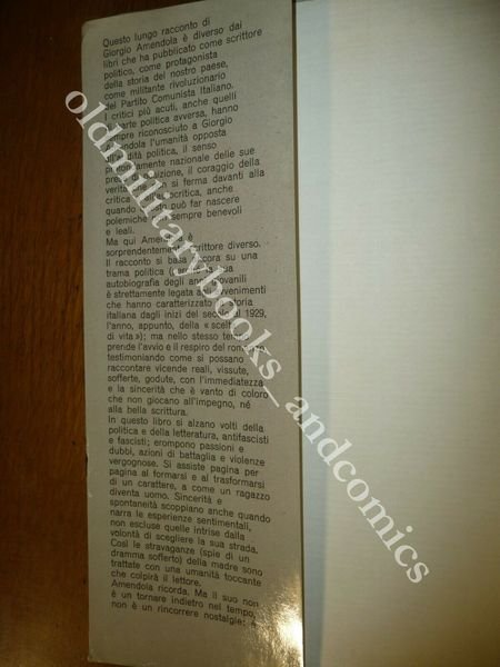 UNA SCELTA DI VITA GIORGIO AMENDOLA PROTAGONISTA VITA POLITICA ITALIANA …
