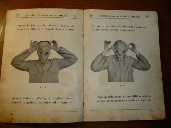 LA MASCHERA PIRELLI TIPO S.I.P. 1 APPROVATA DAL SERVIZIO CHIMICO …