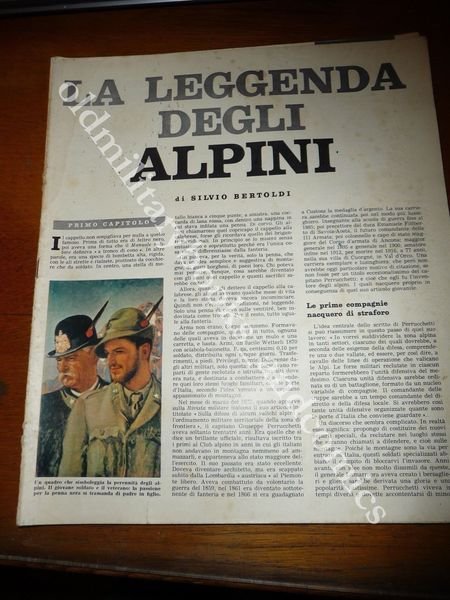 LA LEGGENDA DEGLI ALPINI SILVIO BERTOLDI rari 5 nm PUBBLICATI …