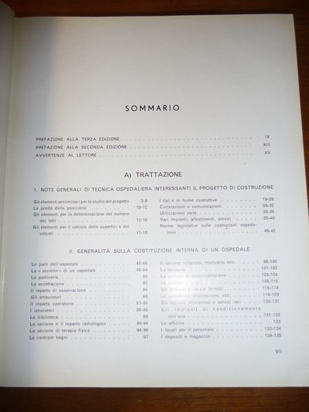 OSPEDALI FRANCO MORETTI OSPEDALI GENERALI LA COSTRUZIONE E L'ORGANIZZAZIONE 1951