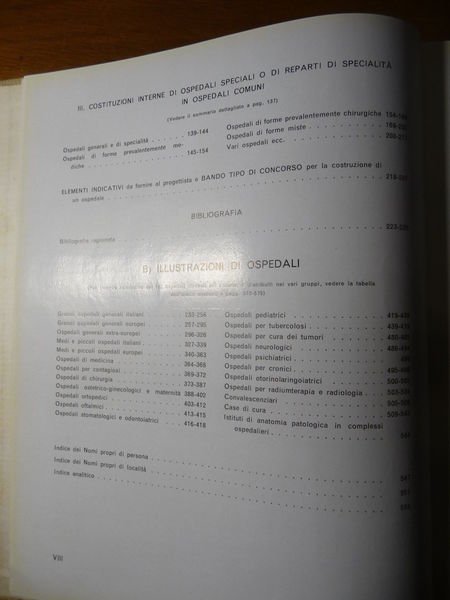 OSPEDALI FRANCO MORETTI OSPEDALI GENERALI LA COSTRUZIONE E L'ORGANIZZAZIONE 1951