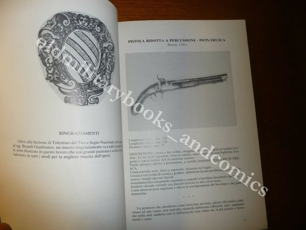ANTICHE ARMI DA FUOCO NELLE COLLEZIONI PRIVATE MACERATESI TOLENTINO 1985