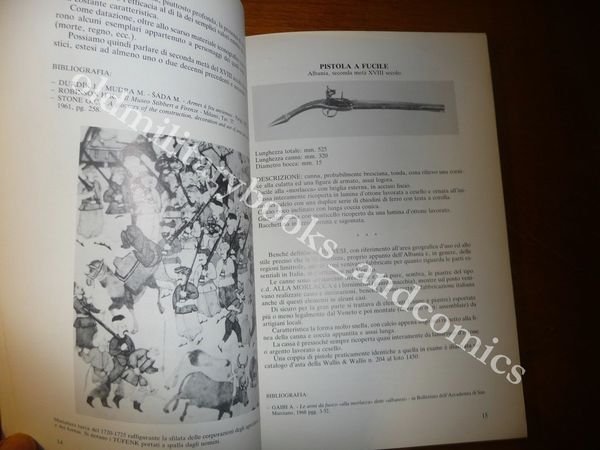 ANTICHE ARMI DA FUOCO NELLE COLLEZIONI PRIVATE MACERATESI TOLENTINO 1985
