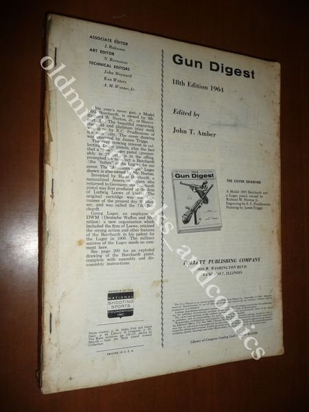 GUN DIGEST 1964 WORLD'S GREATEST GUN BOOK JOHN T. AMBER …