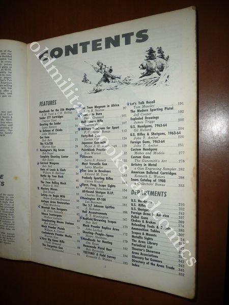 GUN DIGEST 1964 WORLD'S GREATEST GUN BOOK JOHN T. AMBER …