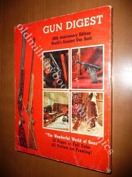 GUN DIGEST 1966 WORLD'S GREATEST GUN BOOK JOHN T. AMBER …