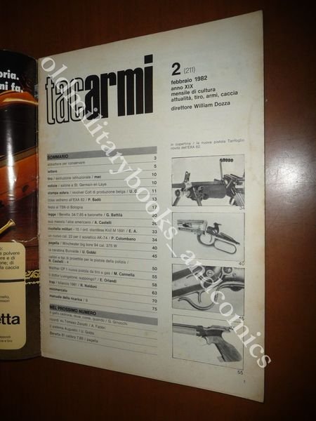 TAC ARMI TACARMI (TIRO ARMI CACCIA) n. 2 FEBBRAIO 1982 …