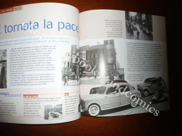 100 ANNI DI ITALIA IN AUTOMOBILE TOPOLINO PUBBLICAZIONE DE AGOSTINI