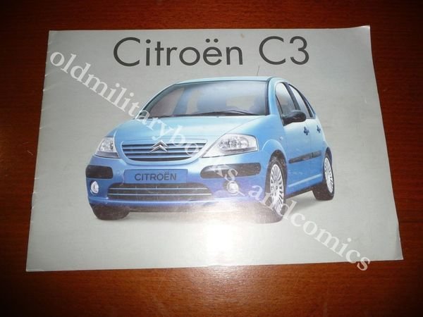 DEPLIANT PUBBLICITARIO FORMATO LIBRETTO CITROEN C3