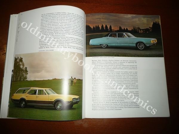 DEPLIANT PUBBLICITARIO LIBRETTO GENERAL MOTORS CORPORATION ANNUAL REPORT 1967