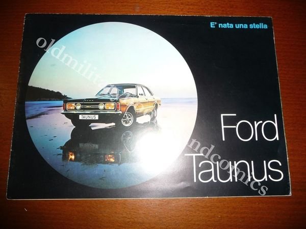 DEPLIANT PUBBLICITARIO PIEGHEVOLE FORD TAUNUS