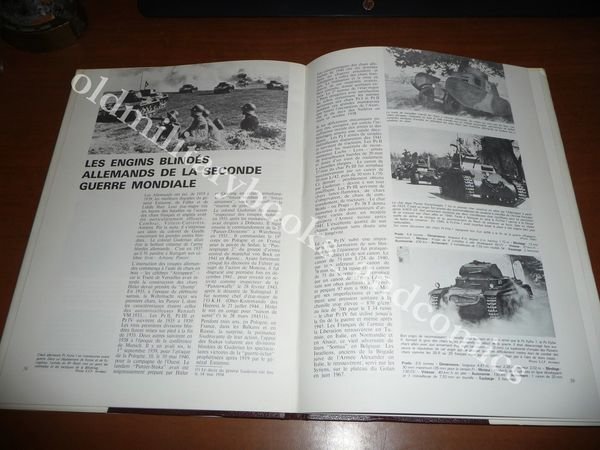 LES ENGINS BLINDES DU MONDE 1917-1967 JOSEPH MOLINIE 1981 CHARS …
