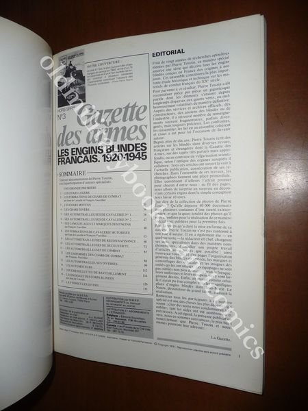 LES ENGINS BLINDES FRANCAIS 1920-1945 PIERRE TOUZIN 1976 CHARS TANK …