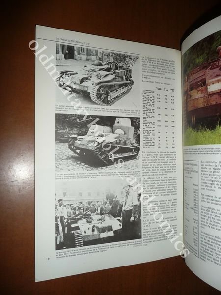 LES ENGINS BLINDES FRANCAIS 1920-1945 PIERRE TOUZIN 1976 CHARS TANK …