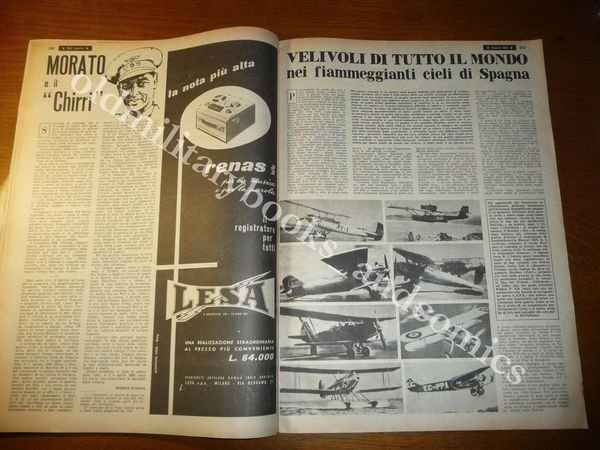 ALI NUOVE QUINDICINALE D'AVIAZIONE 1-31 AGOSTO 1962 n.15-16 AVIAZIONE SPAGNOLA