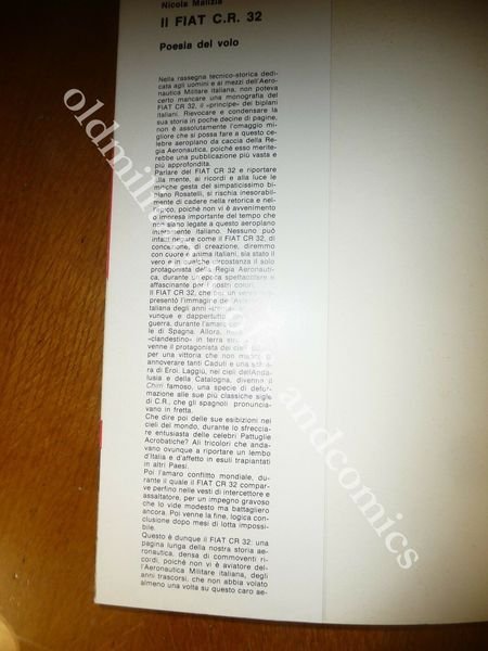 IL FIAT C.R. 32 POESIA DEL VOLO NICOLA MALIZIA STORIA …