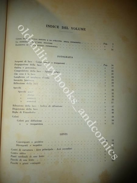 MANUALE DEL FOTOGRAFO D'AERONAUTICA TEN.COL. ZANETTI M. CAP. AVARELLO C. …