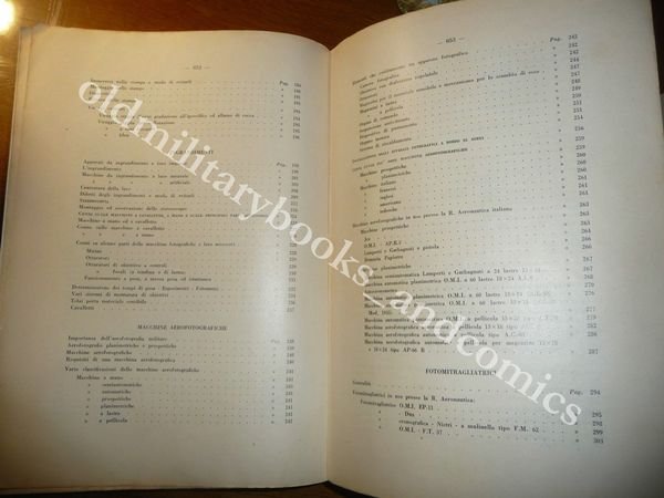 MANUALE DEL FOTOGRAFO D'AERONAUTICA TEN.COL. ZANETTI M. CAP. AVARELLO C. …