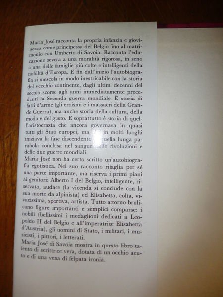 GIOVINEZZA DI UNA REGINA MARIA JOSE DI SAVOIA LA VITA …