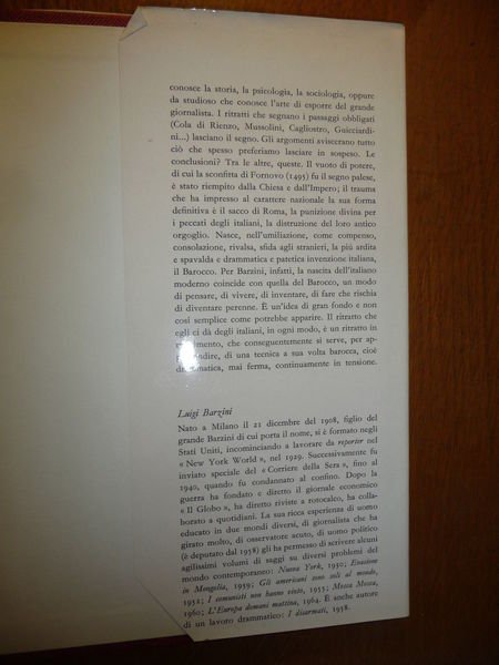 GLI ITALIANI LUIGI BARZINI 1964 L'ITALIA DEGLI ANNI DEL BOOM …