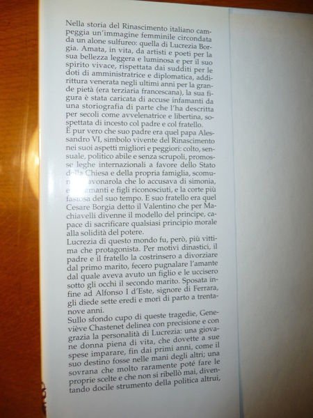 LUCREZIA BORGIA LA PERFIDA INNOCENTE LEGGENDA E VERA STORIA DI …