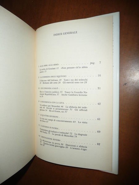 SOLDATI A SALO' L'ULTIMO ESERCITO DI MUSSOLINI BERTOLDI 1995 FASCISMO …