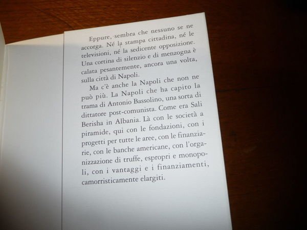 BASSOLINO & LA NUOVA CAMORRA INDAGINE SULLA SVENDITA DI UNA …
