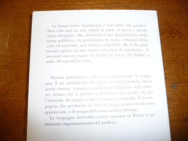 BASSOLINO & LA NUOVA CAMORRA INDAGINE SULLA SVENDITA DI UNA …