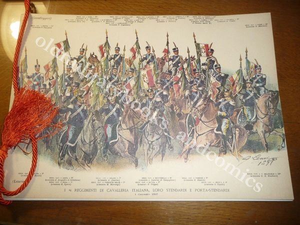 CALENDARIO ASSOCIAZIONE NAZIONALE ARMA DI CAVALLERIA 1975 PERFETTO