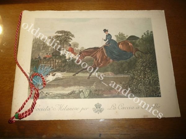 CALENDARIO SOCIETA MILANESE PER LA CACCIA A CAVALLO 1963 CON …