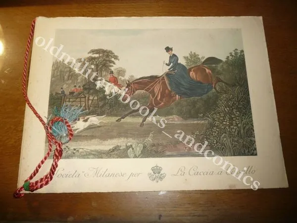 CALENDARIO SOCIETA MILANESE PER LA CACCIA A CAVALLO 1963 CON …