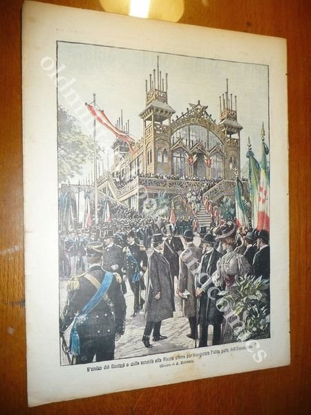 ESPOSIZIONE UNIVERSALE DI MILANO CARABINIERI ALL'INAUGURAZIONE ARRIVO DE SOVRANI