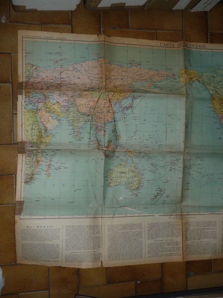CARTA DEGLI OCEANI TCI C.T.I. 1:27.000.000 1941 CONFINI ANTERIORI ALLA …