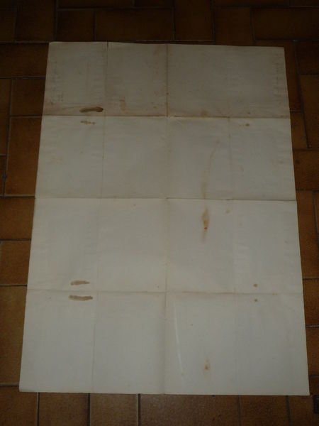 CARTA DELL'AFRICA ORIENTALE TCI C.T.I. 1:3.500.000 senza contenitore 1935