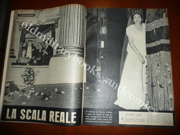 LA SCALA 1960 DEBBIE REYNOLDS DE GAULLE ALGERIA SIMONE SIGNORET …